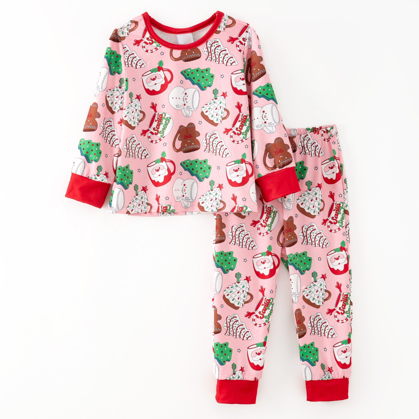(Pre Order) No moq GLP2879 Pre-order baby girl clothes Christmas long sleeve pants sets-2025.9.13