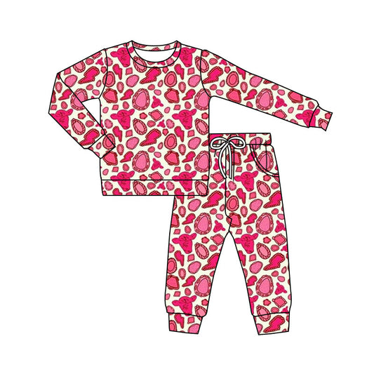 (Pre Order) No moq GLP3180 Pre-order baby girl clothe long sleeve pants sets-2025.11.18