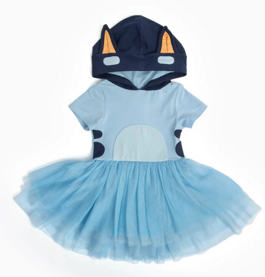 GSD0997 toddler girls clothes blue summer short sleeve dress