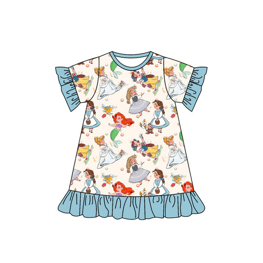 GSD1291 pre-order toddler clothes princess baby girl summer dress