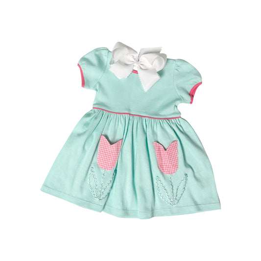 GSD1309 pre-order baby girl clothes flower toddler girl summer dress-2024.5.14