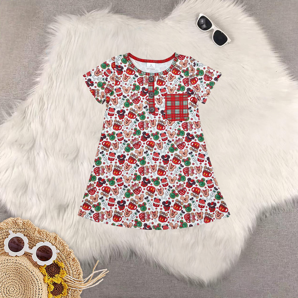 RTS NO MOQ Sibling baby girls baby boys clothes Christmas long-sleeved trousers suit & romper & dress & adult pants