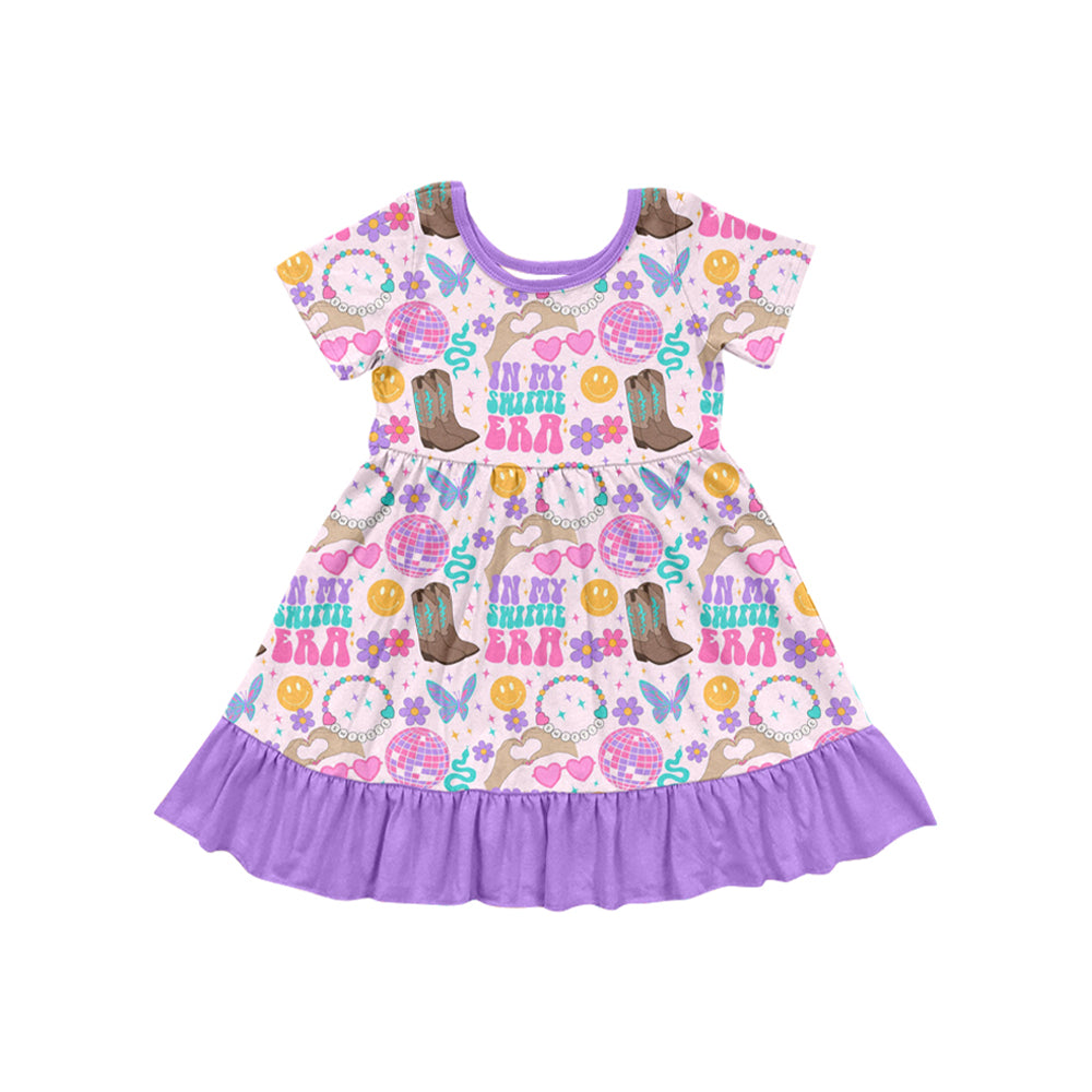 no moq GSD1682 pre-order baby girls clothes taylor swift short sleeve dress-2024.12.9