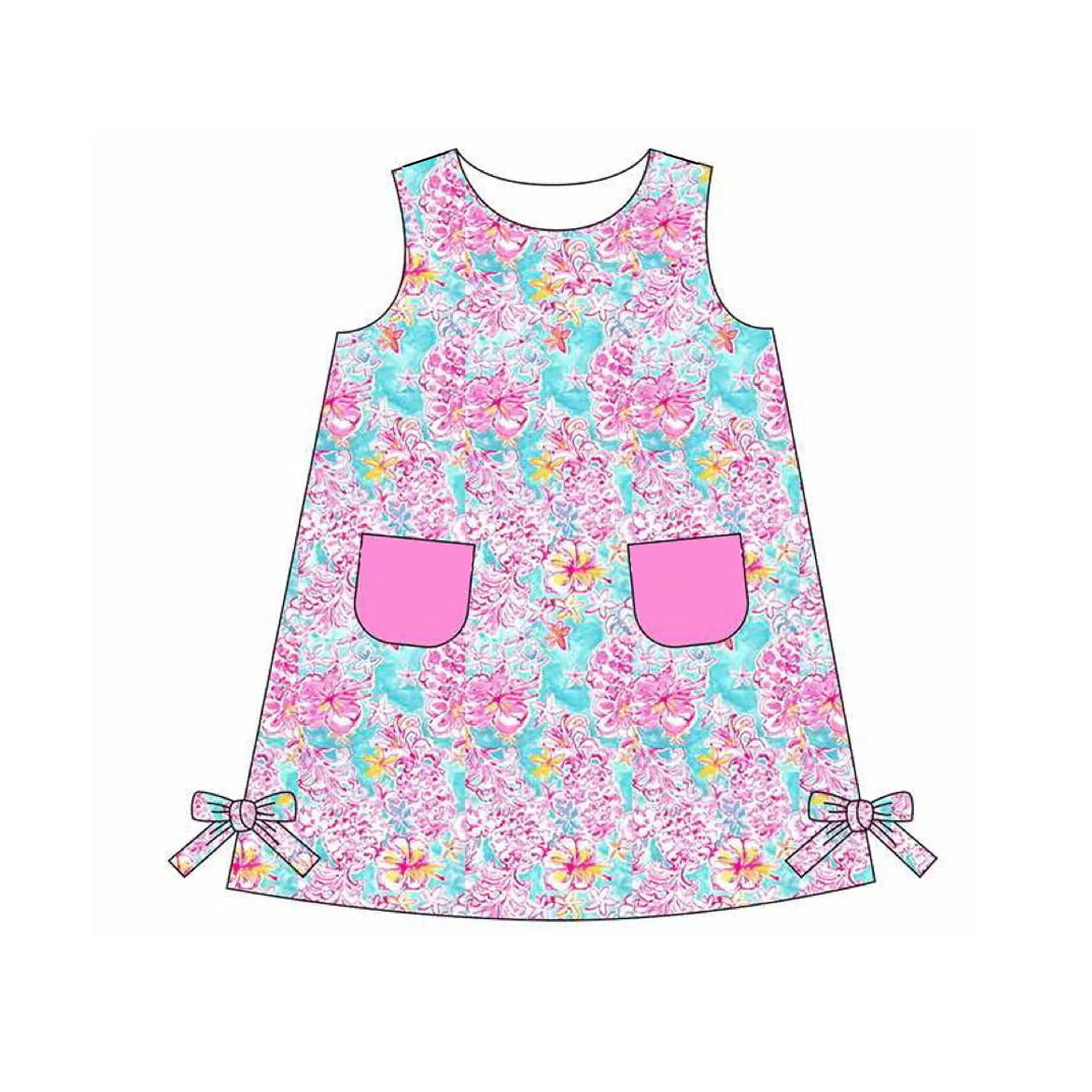 no moq GSD1685 pre-order baby girls clothes pattern sleeveless dress-2024.12.9