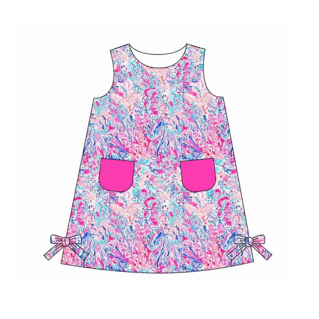 no moq GSD1687 pre-order baby girls clothes pattern sleeveless dress-2024.12.9