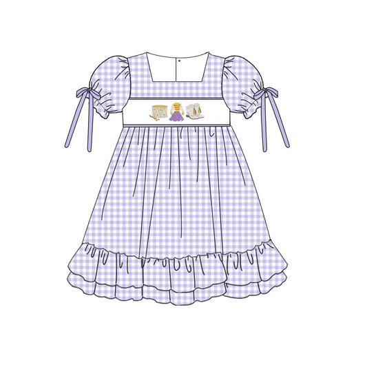 no moq GSD1768 pre-order baby girls clothes short sleeve dress-2024.12.27