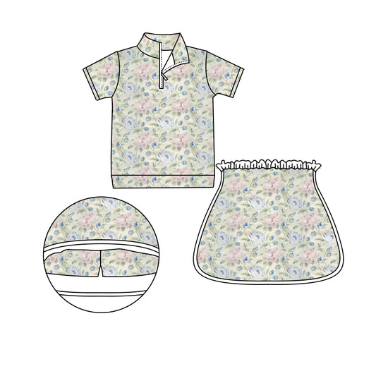 no moq GSD1913 pre-order baby girls clothes short sleeve dress-2025.1.14