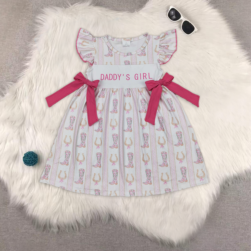 RTS NO MOQ GSD2053+SS0503 baby girls clothes short sleeve dress shorts sets