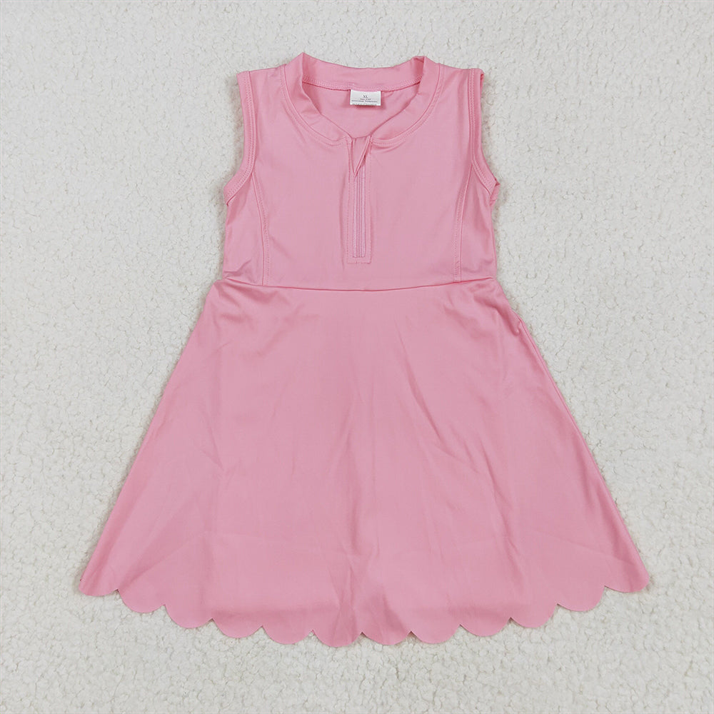 RTS NO MOQ baby girl clothes yoga suspender skirt sets