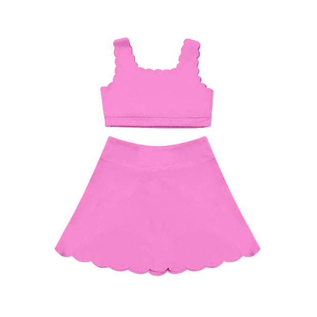 no moq PRE-ORDER baby girl clothes yoga sleeveless skirt dress-2025.2.20