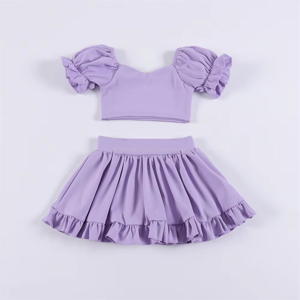 no moq PRE-ORDER baby girl clothes yoga sleeveless skirt dress-2025.2.20