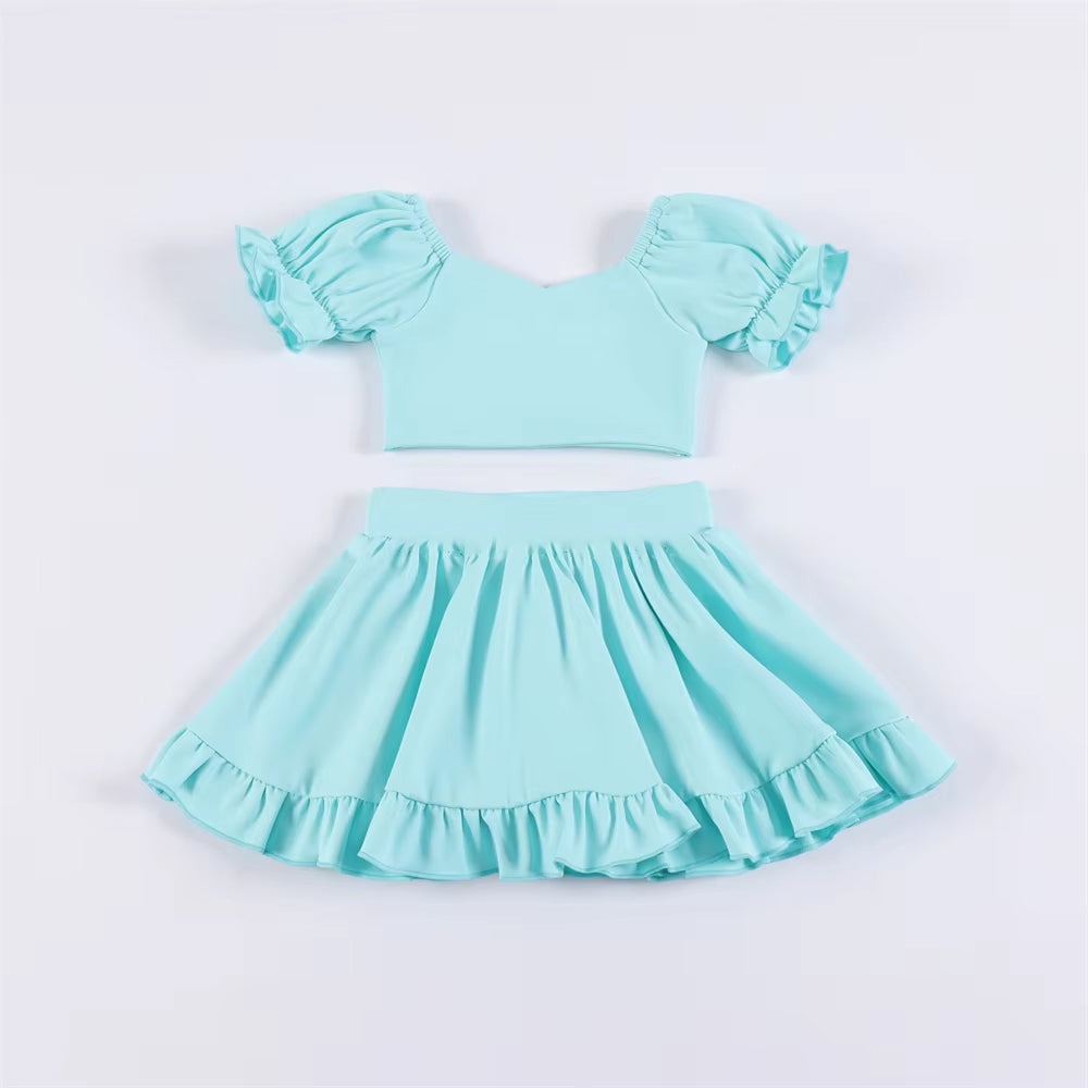 no moq PRE-ORDER baby girl clothes yoga sleeveless skirt dress-2025.2.20