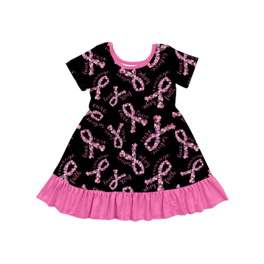 (Pre Order) No moq GSD2801 PRE-ORDER baby girl clothes bow short sleeve dress-2025.8.11