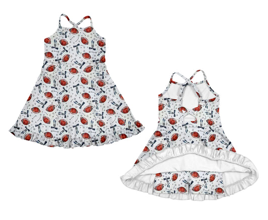 (Pre Order) No moq GSD2802 PRE-ORDER baby girl clothes yoga sleeveless dress-2025.8.13