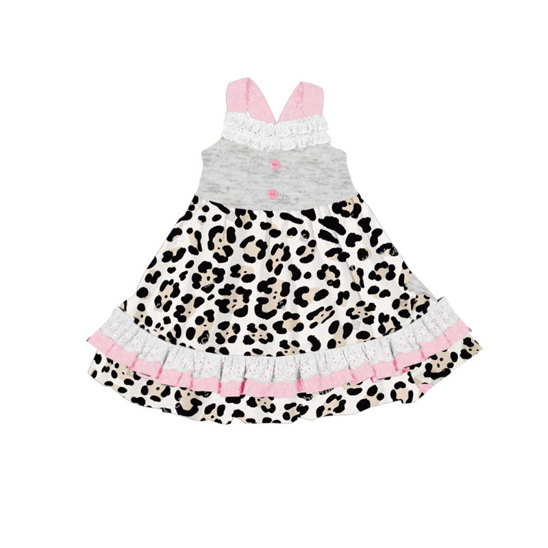 (Pre Order) No moq GSD2808 PRE-ORDER baby girl clothes easter sleeveless dress-2025.9.13