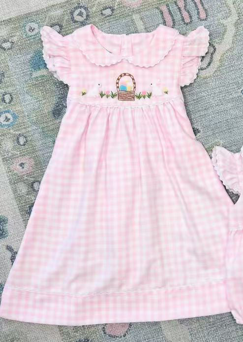 (Pre Order) No moq GSD2913 PRE-ORDER baby girl clothes floral flying sleeves dress-2025.10.13