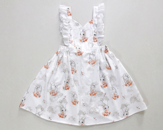 (Pre Order) No moq GSD2965 PRE-ORDER baby girl clothes flying sleeve dress-2025.10.25