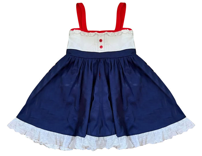 (Pre Order) No moq GSD2967 PRE-ORDER baby girl clothes suspender dress-2025.10.25