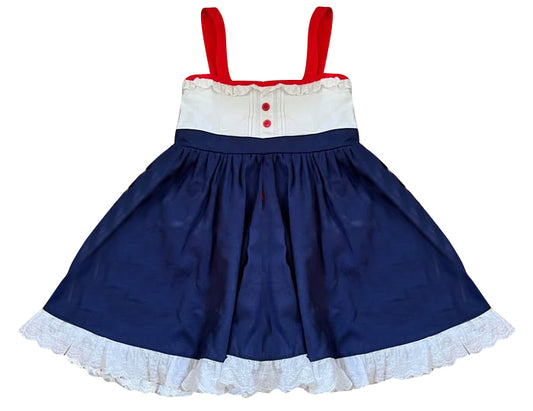 (Pre Order) No moq GSD2967 PRE-ORDER baby girl clothes suspender dress-2025.10.25