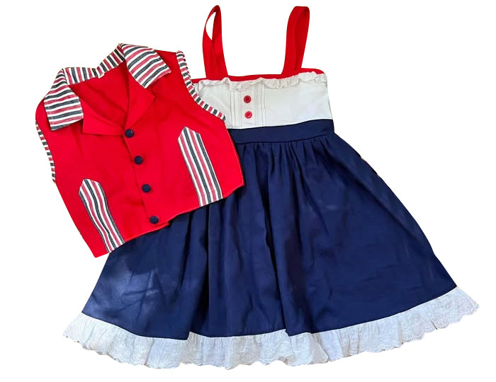 (Pre Order) No moq GSD2968 PRE-ORDER baby girl clothes suspender dress-2025.10.25