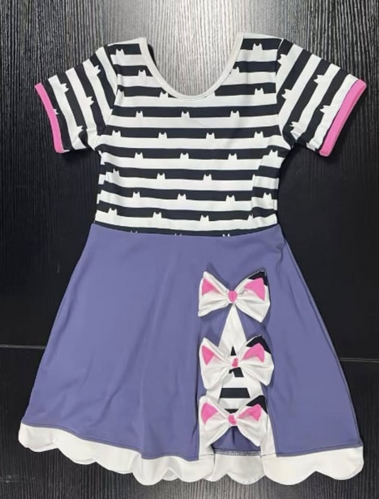 (Pre Order) No moq GSD2983 PRE-ORDER baby girl clothes short sleeve dress-2025.10.29