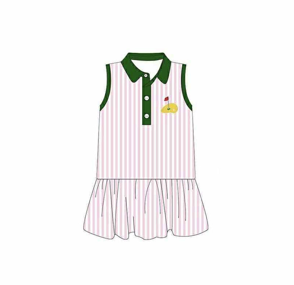 (Pre Order) No moq GSD3142 PRE-ORDER baby girl clothes sleeveless dress-2025.11.15