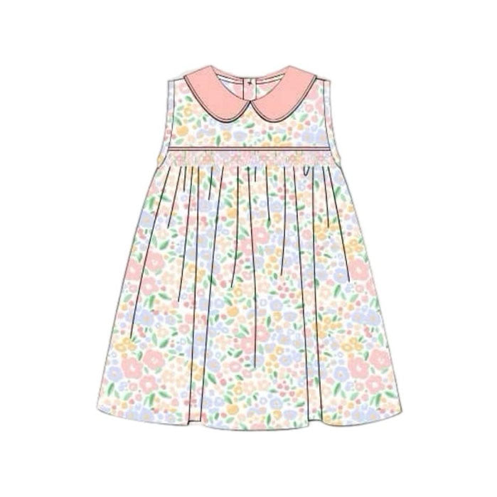 (Pre Order) No moq GSD3226 PRE-ORDER baby girl clothes sleeveless dress-2025.11.21