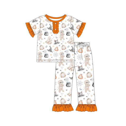 GSPO1560 pre-order baby girl clothes ghost girl halloween outfit