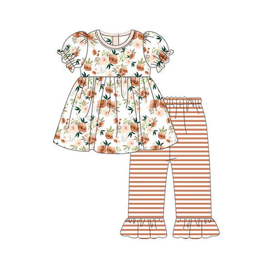 GSPO1570 pre-order baby girl clothes floral girl spring outfit-2024.4.23