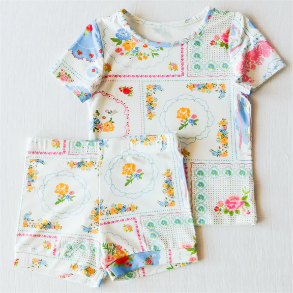 GSSO1304 rts baby girl clothes floral toddler girl summer outfit
