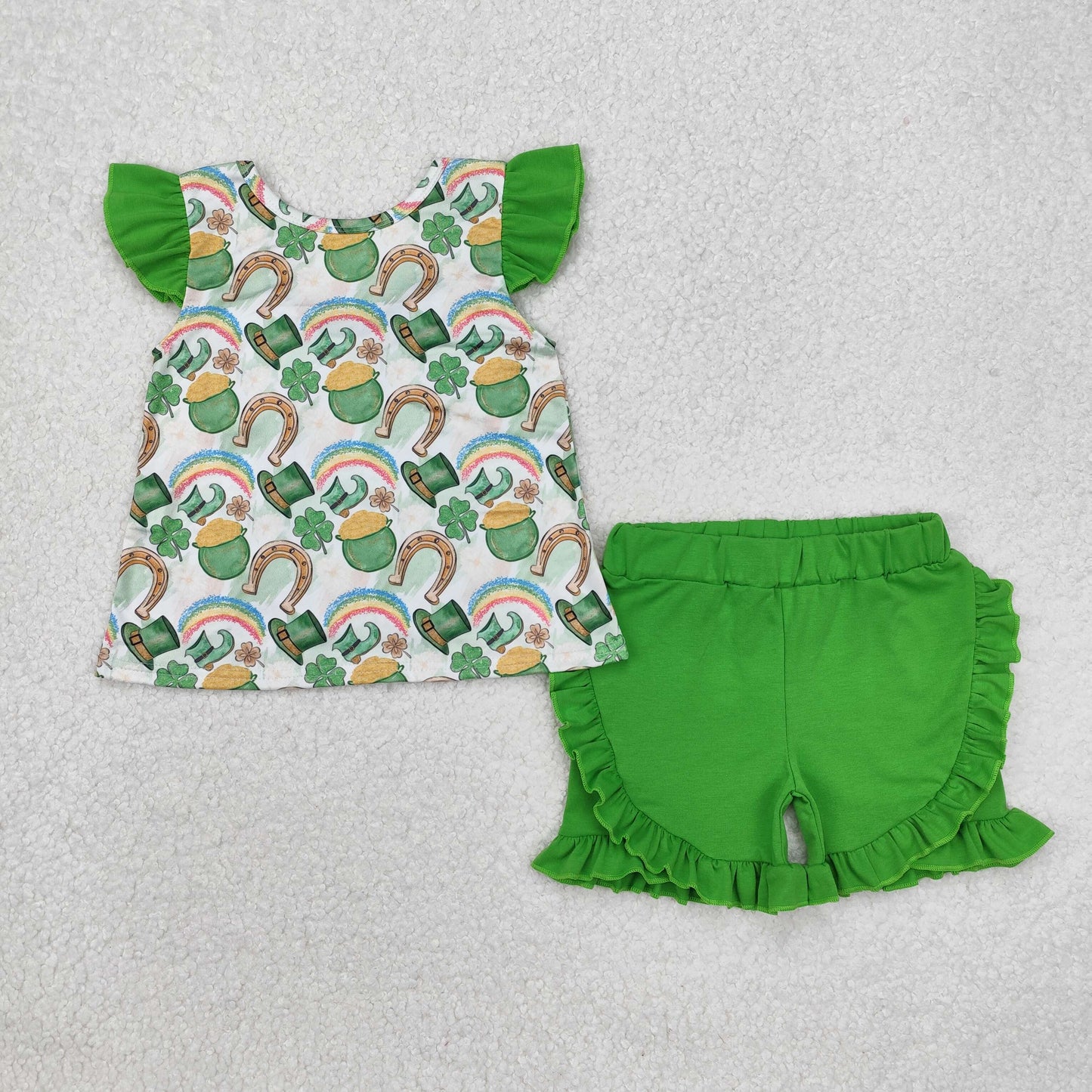 RTS NO MOQ short-sleeved shorts suit & short-sleeved sets