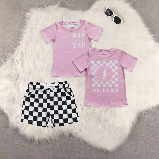 RTS NO MOQ GT0309+SS0273 HOT SELL baby girls clothes short sleeve shorts sets
