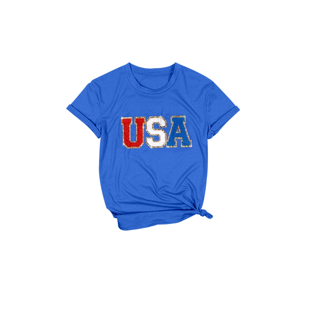 GT0514 adult clothes mama usa blue adult women summer top