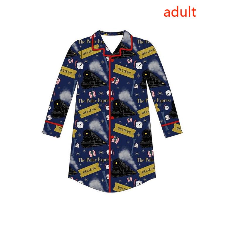 no moq GT0620 adult women clothes adult believe navy blue long sleeve summer top-2024.6.20