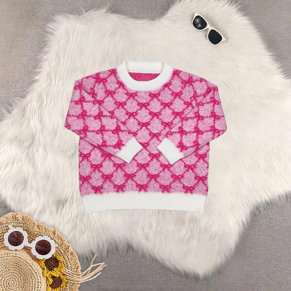 RTS NO MOQ Sibling baby girl boys clothes sweater cardigan christmas sweater red blue green christmas