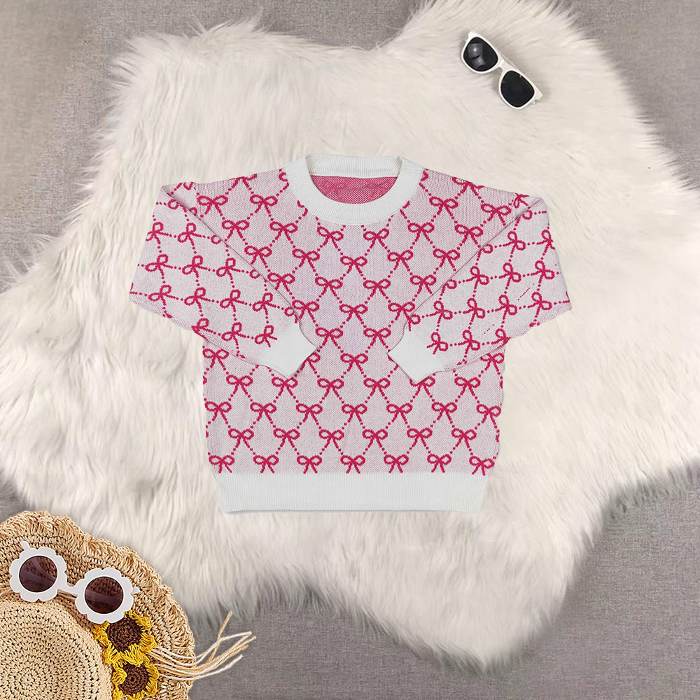 RTS NO MOQ Sibling baby girl boys clothes sweater cardigan christmas sweater red blue green christmas