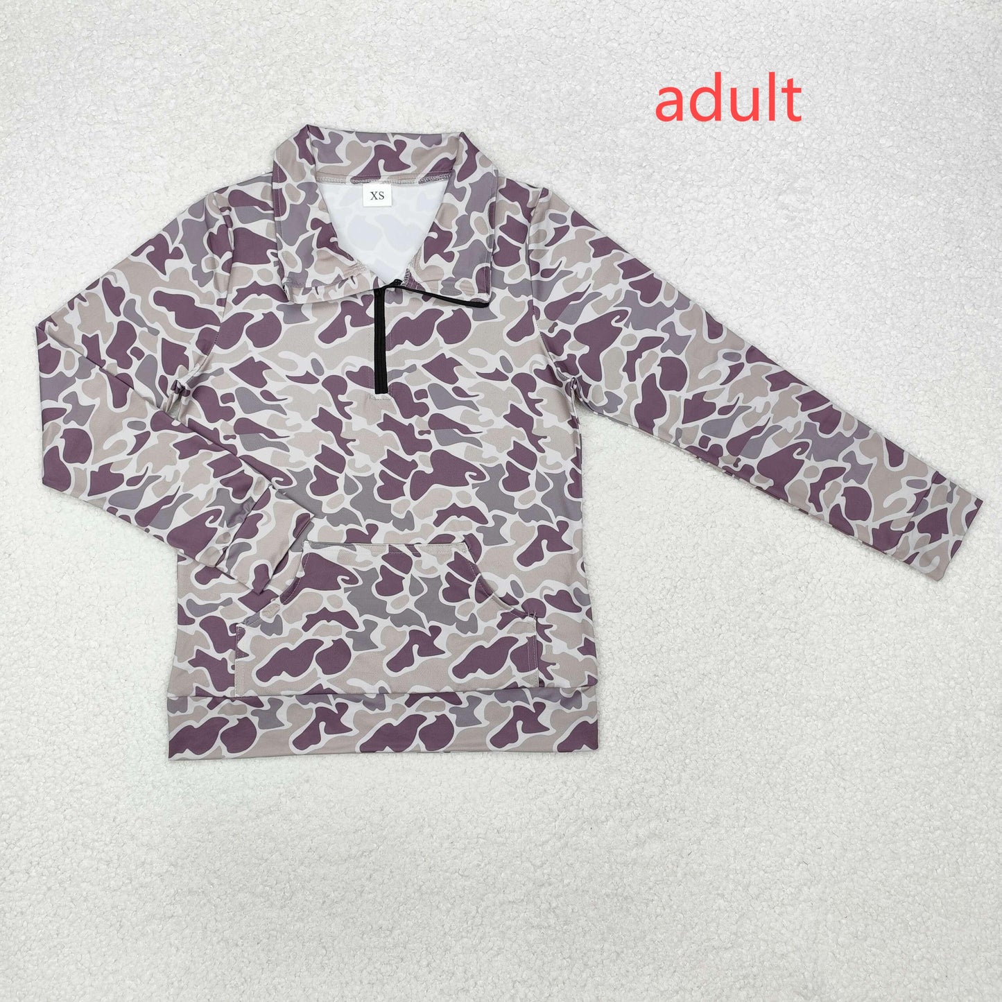 RTS NO MOQ Summer Clothes Adult Camouflage Long leeve Tops