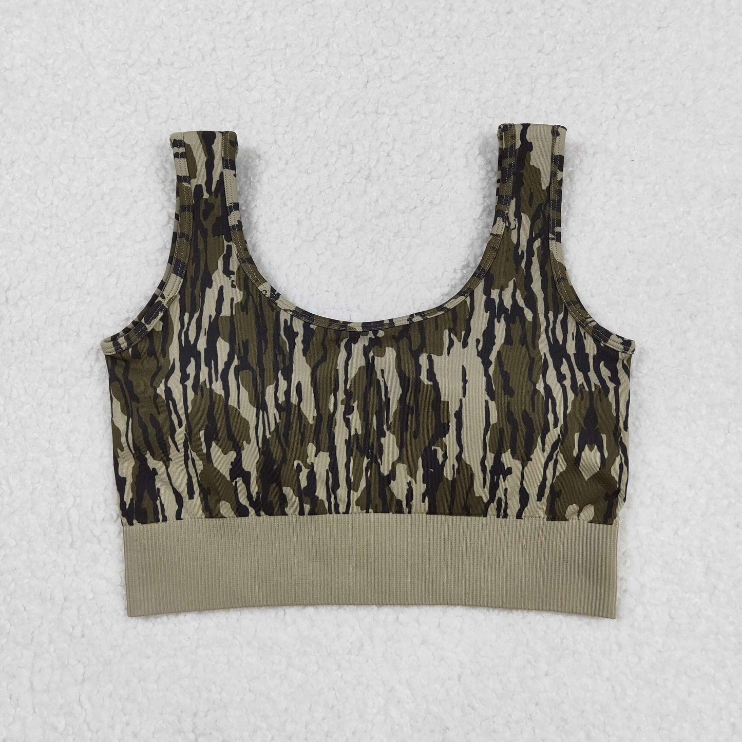 RTS NO MOQ（In Stock) GT1187 Adult Women's Army Green Camouflage Vest