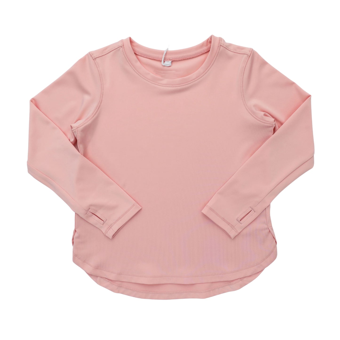 (Pre Order) No moq GT1460 pre-order toddler girl clothes yoga pink long Sleeve Top -2025.11.15