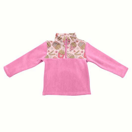 (Pre Order) No moq GT1504 pre-order toddler girl clothes love long Sleeve top-2025.11.25