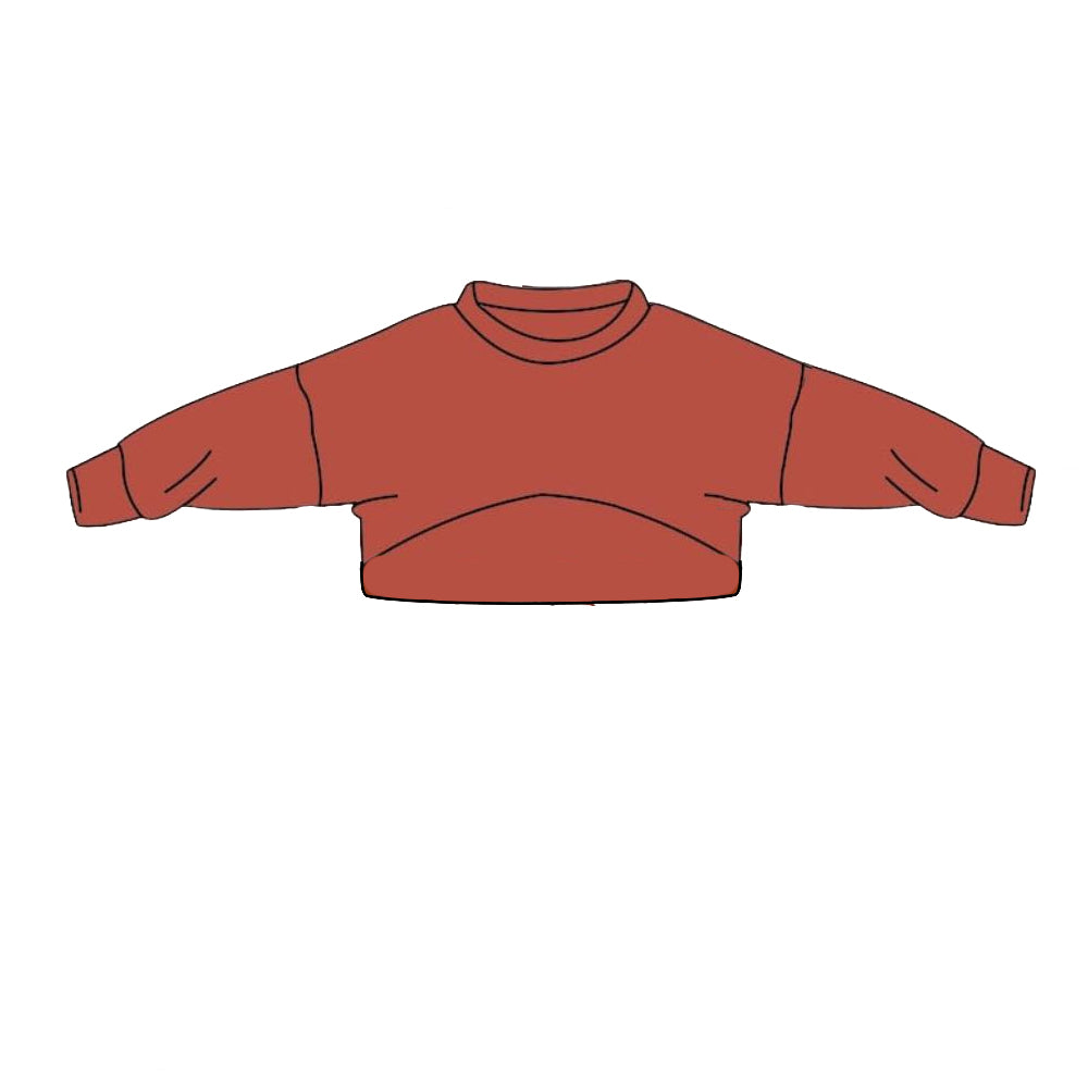 (Pre Order) No moq pre-order toddler girl clothes long sleeve Top -2025.12.8