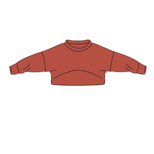 (Pre Order) No moq pre-order toddler girl clothes long sleeve Top -2025.12.8