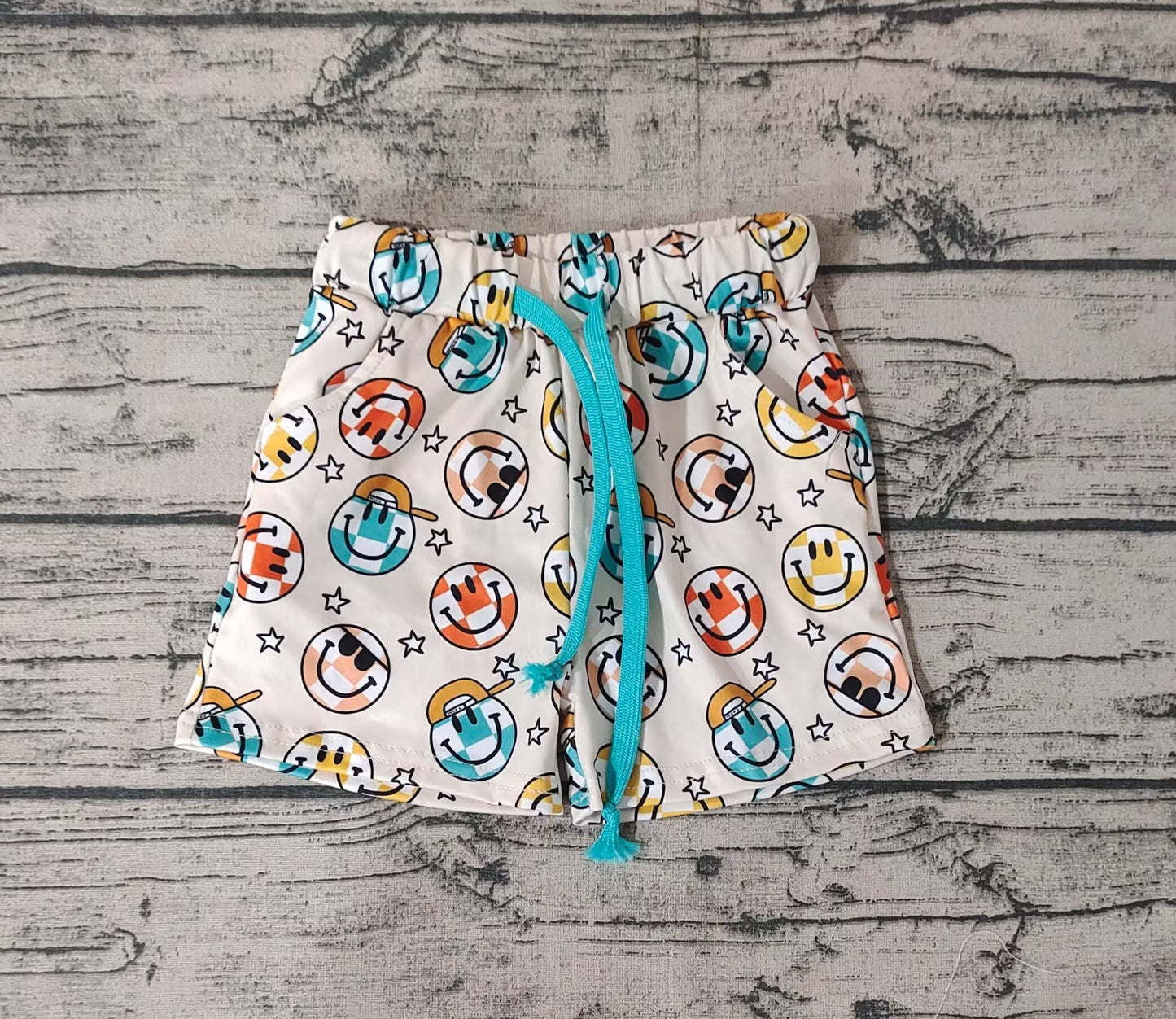 SS0192 Smiley boy shorts