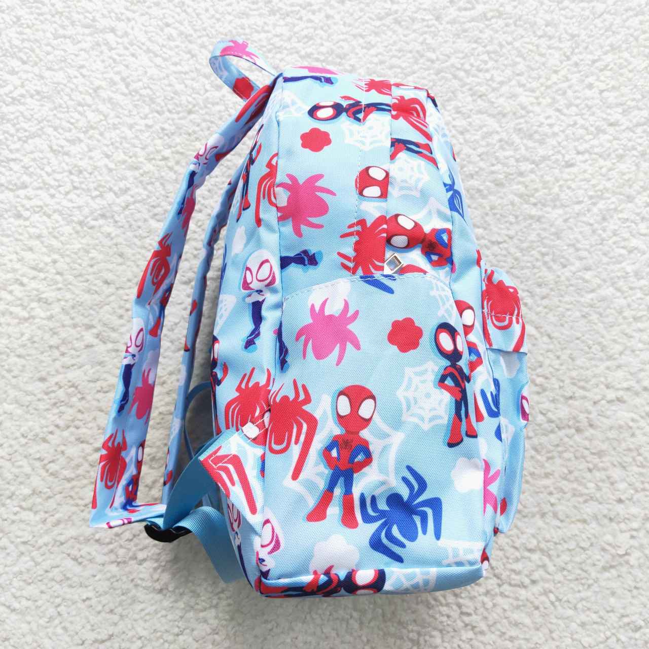 BA0127 Spiderman Blue Backpack