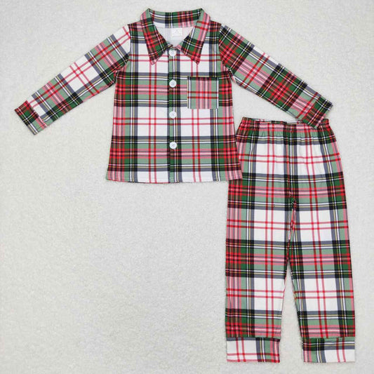 BLP0444 Backup-Boys Plaid Leopard Pajama Set