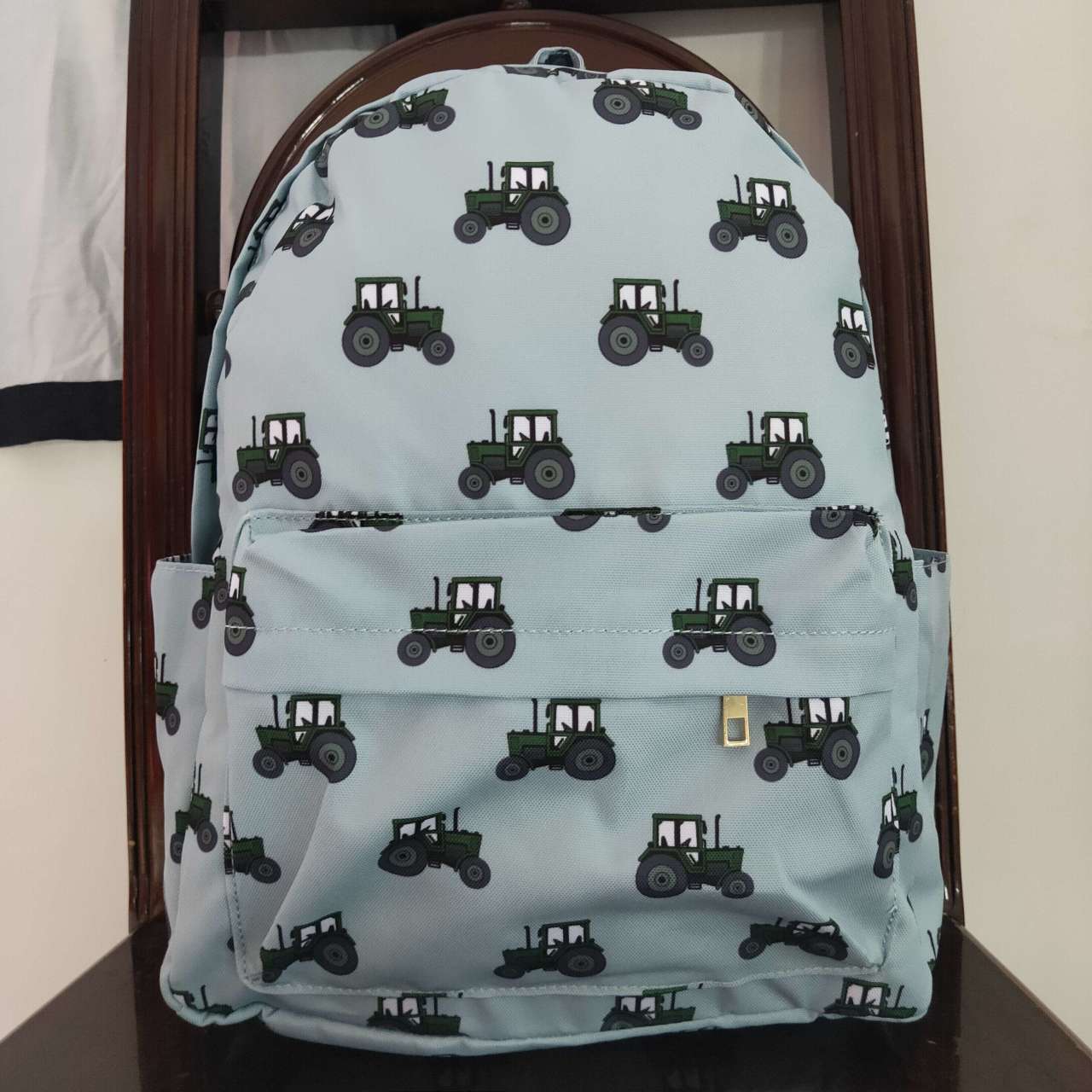 BA0121 Farm Tractor Green Backpack