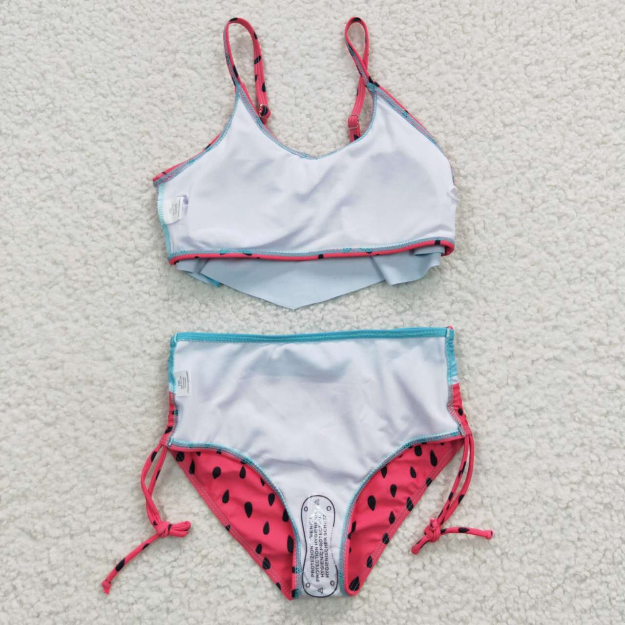 S0143 Watermelon Rose Swimsuit Set