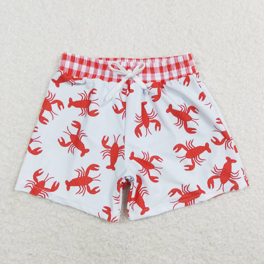 S0202 Red crayfish swimming trunks