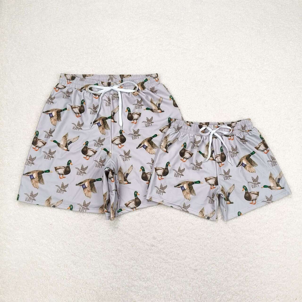 S0268 Duck Grey Brown Swim Trunks RTS  	 S0429 Adult male duck grey brown swimming trunks