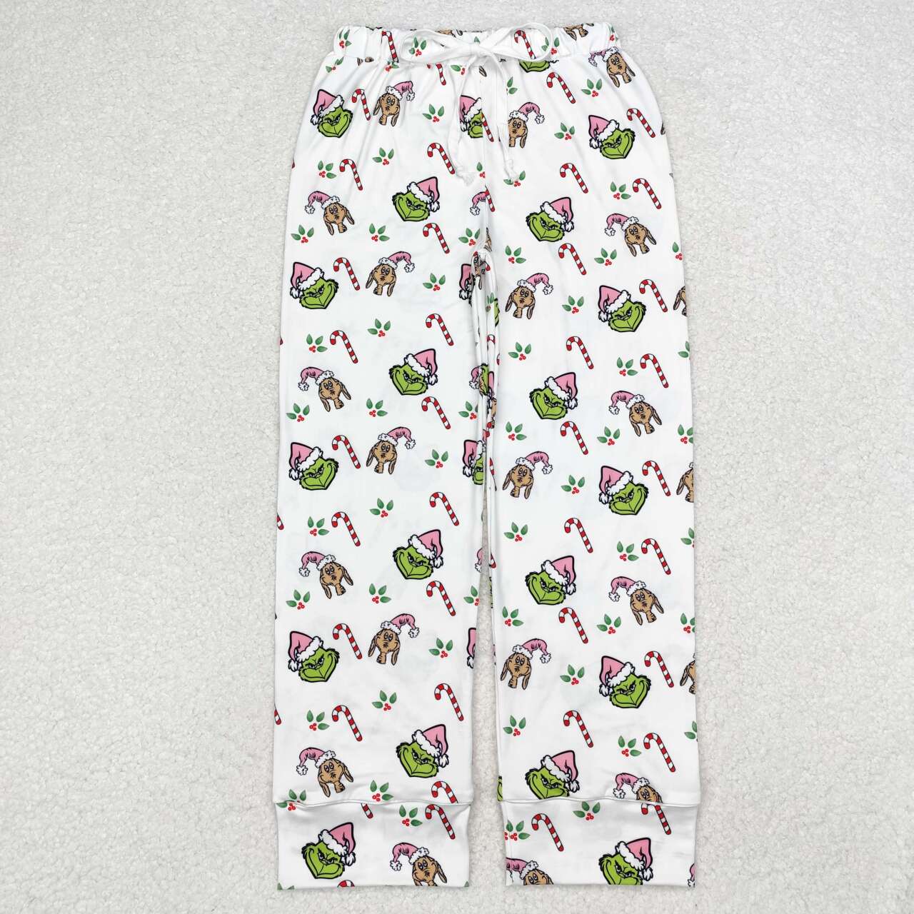 RTS NO MOQ ETA 5/7days arrived P0536 Adult female grinch puppy cane white trousers